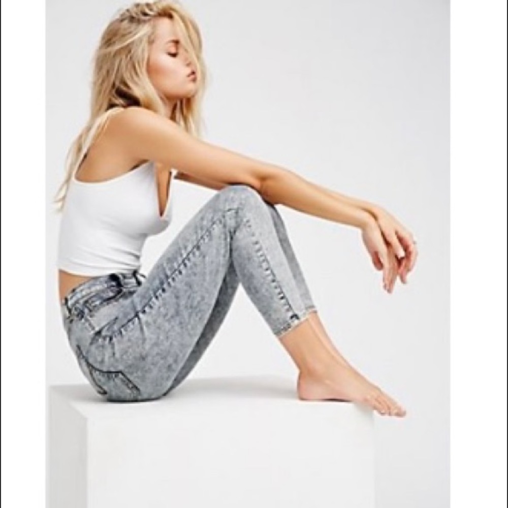 FREE PEOPLE•Cyndi High-Rise Skinny